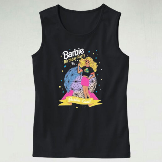 Barbie Birthday Party 1994 Land Tank Top Design