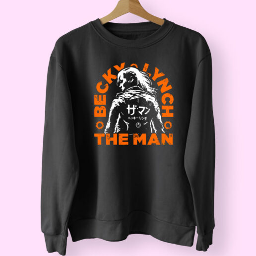 Becky Lynch The Man Katakana Essential Sweatshirt