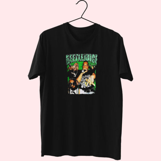 Beetlejuice Green Rapper Essentials T shirt