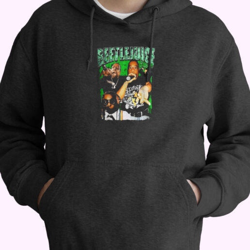 Beetlejuice Green Rapper Hoodie Design