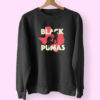 Black Pumas Texas Charcoal Sweatshirt Design