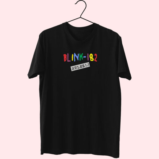 Blink 182 Rulez Logo Essentials T shirt