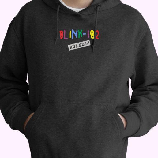 Blink 182 Rulez Logo Hoodie Design