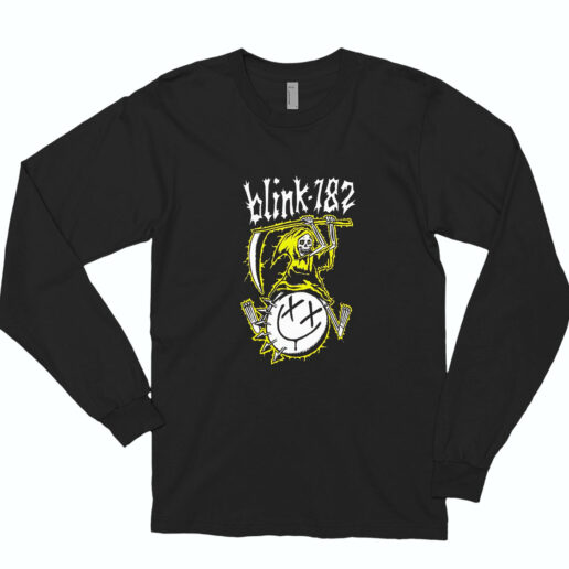 Blink 182 World Tour Long Sleeve Shirt Classic Style