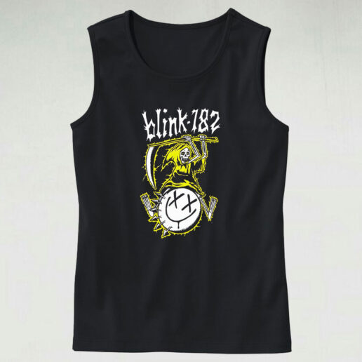 Blink 182 World Tour Tank Top Design