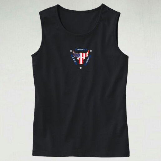 Blood Sweat Respect Usa Flag The Rock Under Armour Project Tank Top Design