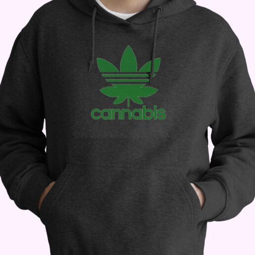 Cannabis Waiting Me Parody Funny Hoodie Design