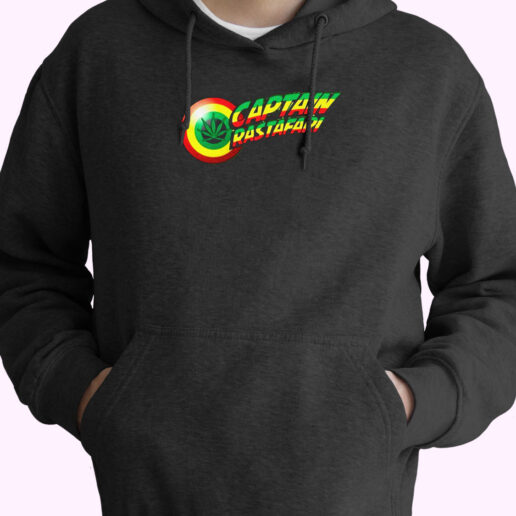 Captain Rastafari Funny Hoodie Design