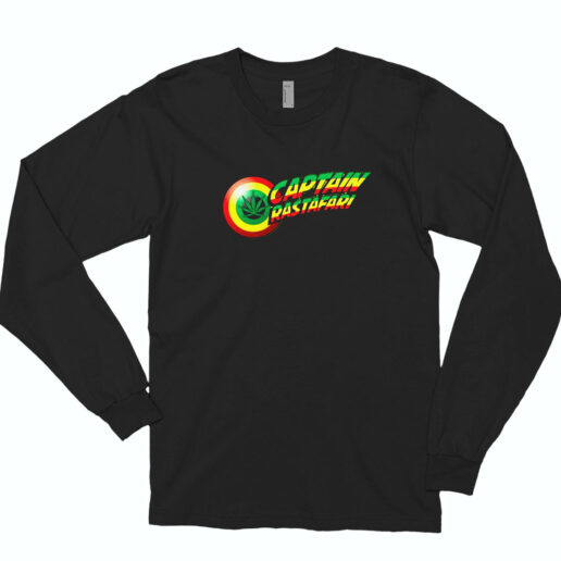 Captain Rastafari Funny Long Sleeve Shirt Classic Style