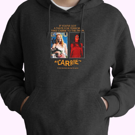 Carrie V3 Horror Movie Poster Hoodie Design