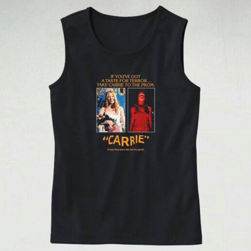 Carrie V3 Horror Movie Poster Tank Top Design