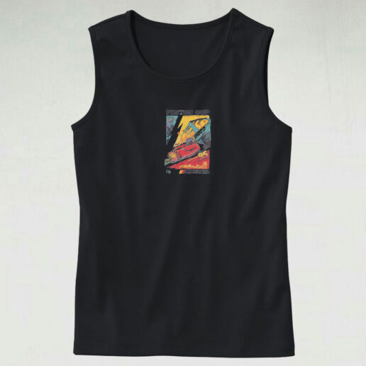 Cars Lightning Mcqueen Inspired Vintage Race Tank Top Design