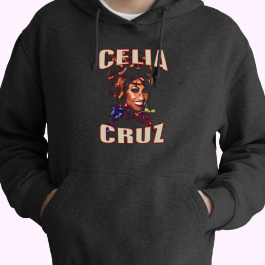 Celia Cruz Portrait Hoodie Design