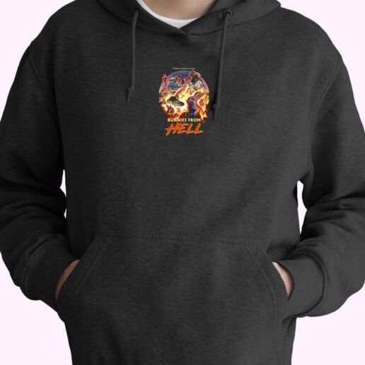 Chainsaw And Dave Present Bunnies From Hell Graphic Hoodie Design