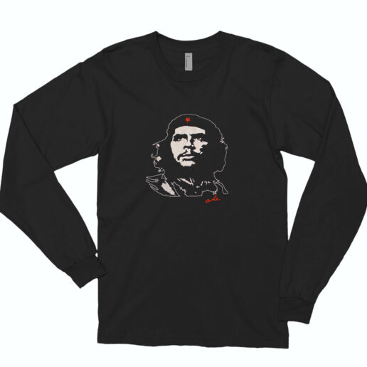 Che Guevara Tzolkin Cuban Revolution Graphic Long Sleeve Shirt Classic Style