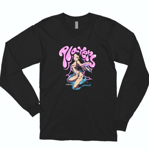 Coi Leray Players Anime Portrait Long Sleeve Shirt Classic Style