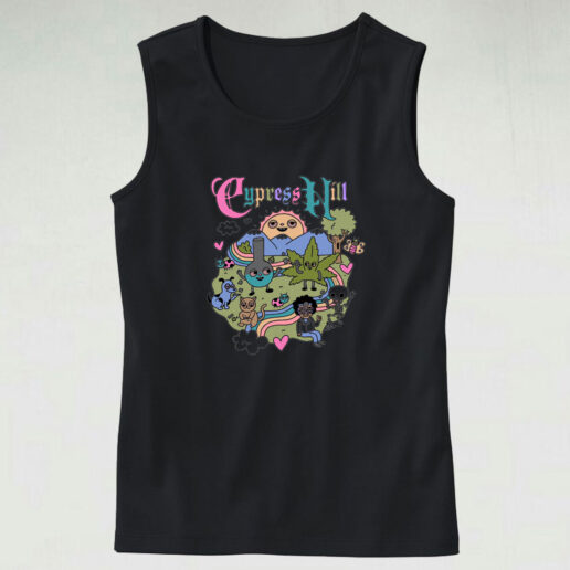 Cypress Hill Happy Time By Sean Solomon Tank Top Design