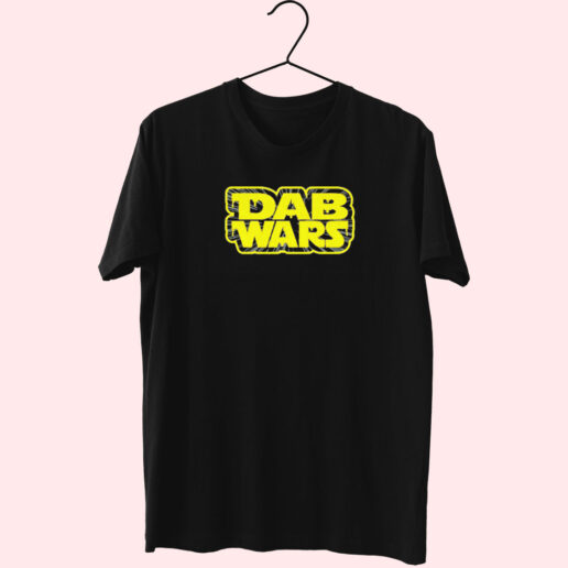 Dab Wars Gold Logo Cannabis Essentials T shirt