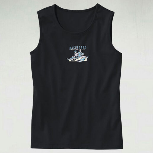 Dashboard Confessional Record Party Tank Top Design