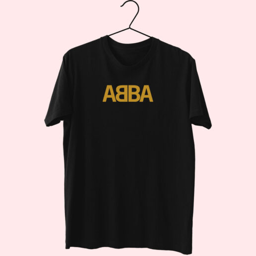 Dave Grohl Wearing An Abba Essentials T shirt