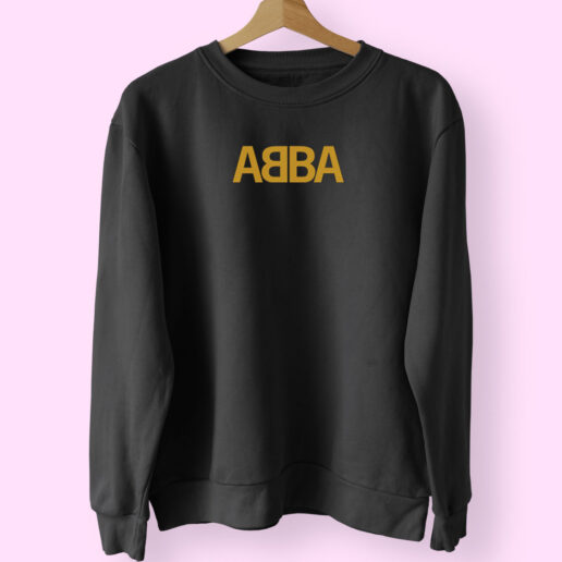 Dave Grohl Wearing An Abba Sweatshirt Design