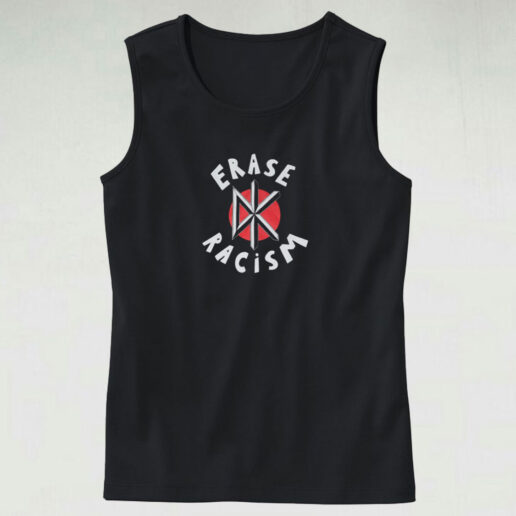 Dead Kennedys Erase Racism Tank Top Design