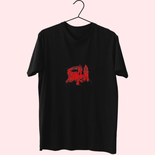 Death Classic Logo Red Essentials T shirt