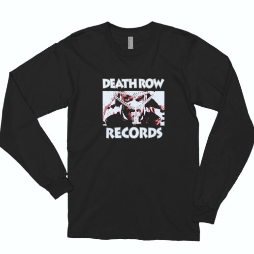 Death Row Records Snoop Dogg Portrait Long Sleeve Shirt Classic Style