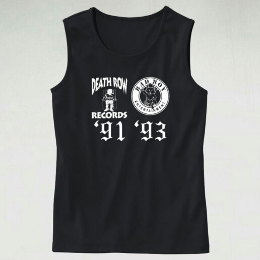 Death Row Vs Bad Boy Graphic Tank Top Design