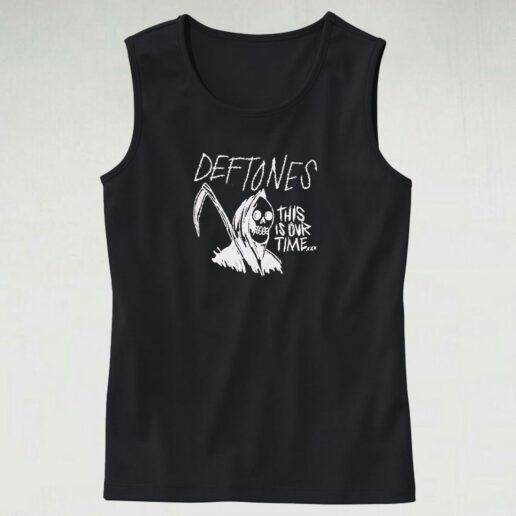 Deftones Grim Reaper Graphic Tank Top Design