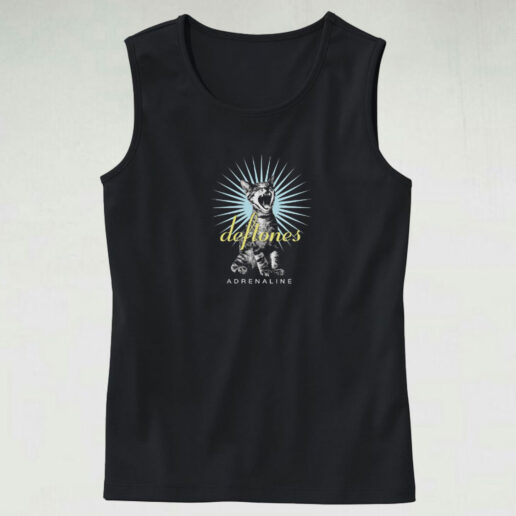 Deftones Screaming Cat Adrenaline Tank Top Design