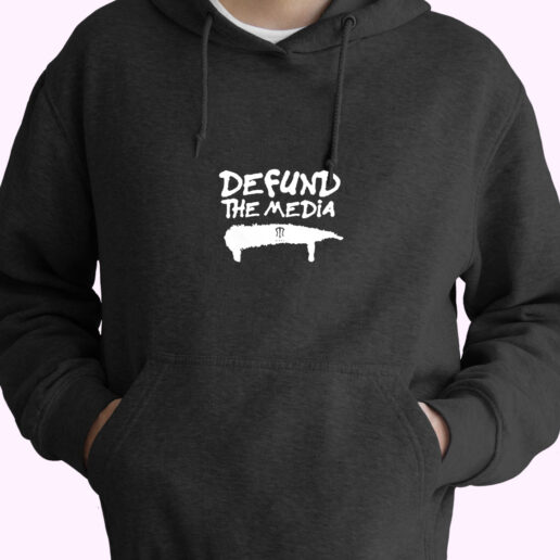 Defund The Media Hoodie Design