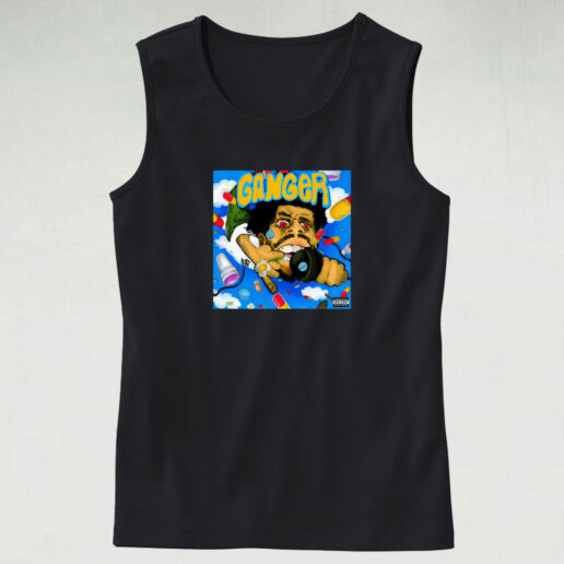 Detroit Rapper Veeze Announces New Album Ganger Tank Top Design