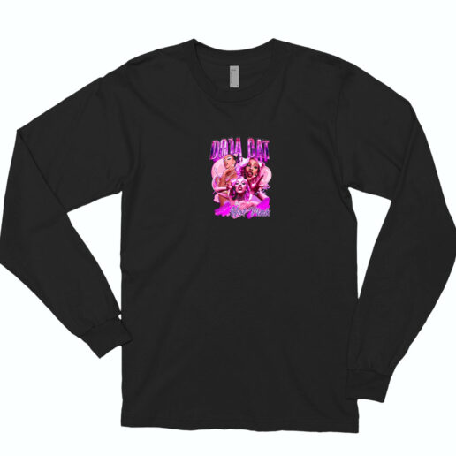 Doja Cat Hot Pink Graphic Long Sleeve Shirt Classic Style