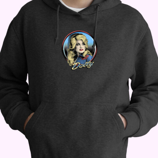 Dolly Parton Western Hoodie Design