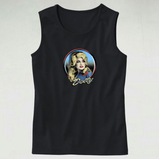 Dolly Parton Western Tank Top Design