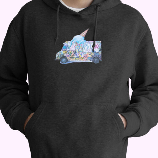 Drew House Ice Cream Truck Graphic Hoodie Design