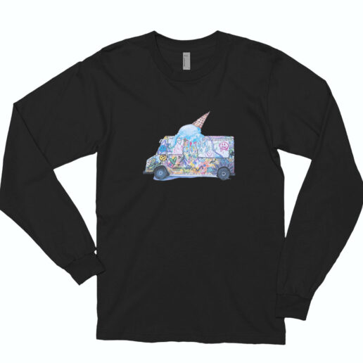 Drew House Ice Cream Truck Graphic Long Sleeve Shirt Classic Style