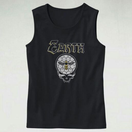 Earth Honey Skull Tank Top Design