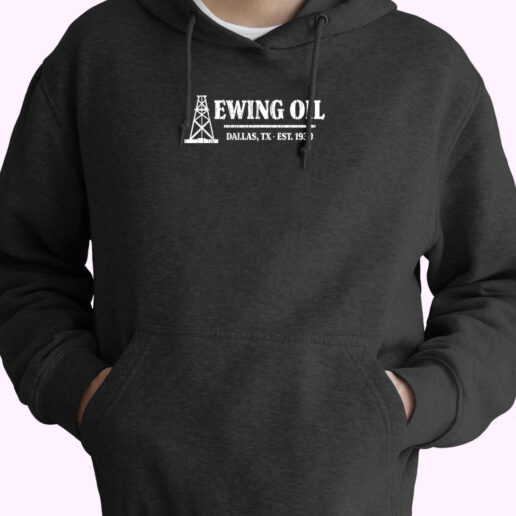 Ewing Oil Dallas Tx Est 1930 Hoodie Design