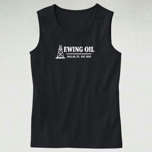 Ewing Oil Dallas Tx Est 1930 Tank Top Design