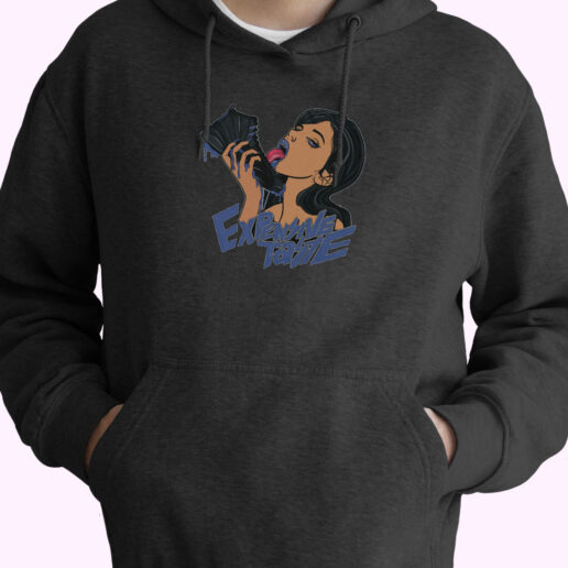 Expensive Taste Graphic Hoodie Design