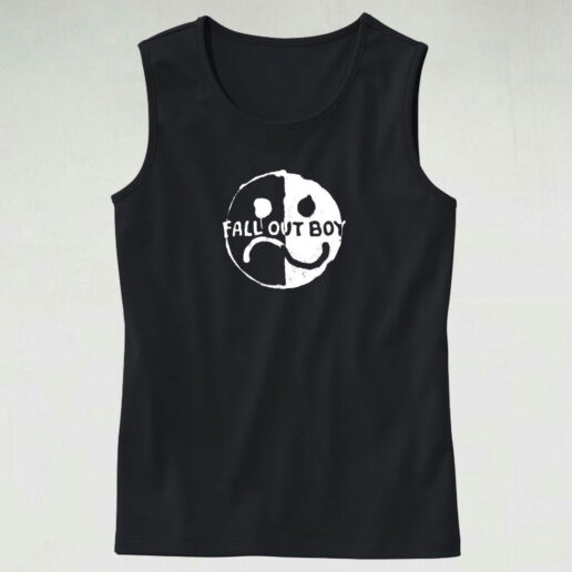 Fall Out Boy Smile Frown Tank Top Design