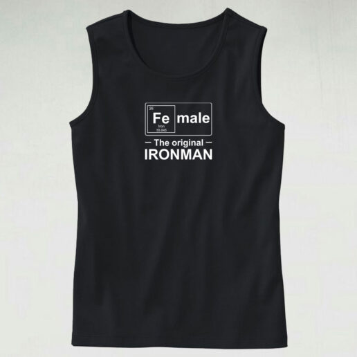 Female Ironman Tank Top Design