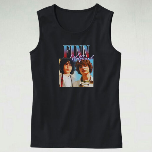 Finn Wolfhard Vintage Black Rapp Tank Top Design