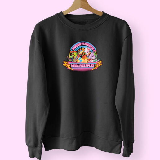 Five Nights At Freddy's Neon Sign Group Sweatshirt Design