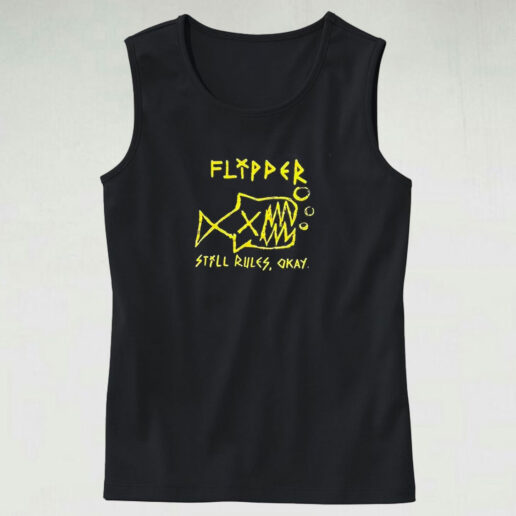 Flipper Nirvana Style Band Tank Top Design