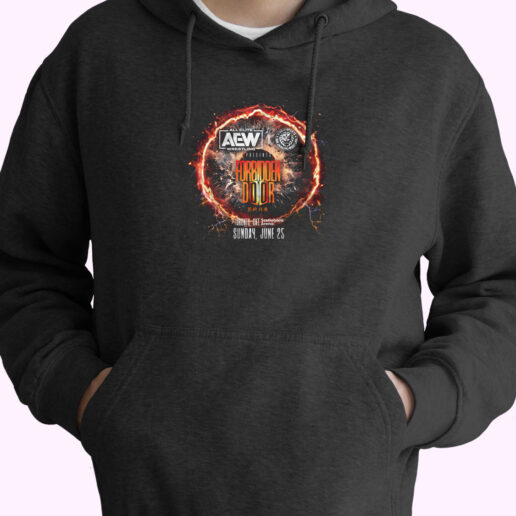 Forbidden Door 2023 Event Black Hoodie Design