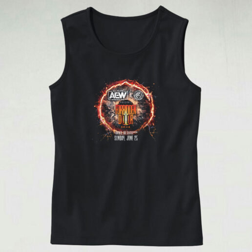 Forbidden Door 2023 Event Black Tank Top Design