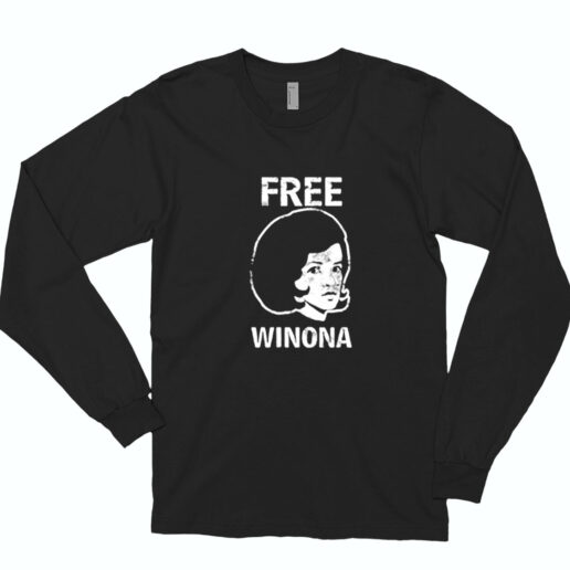 Free Winona Vintage Look Heathers Long Sleeve Shirt Classic Style